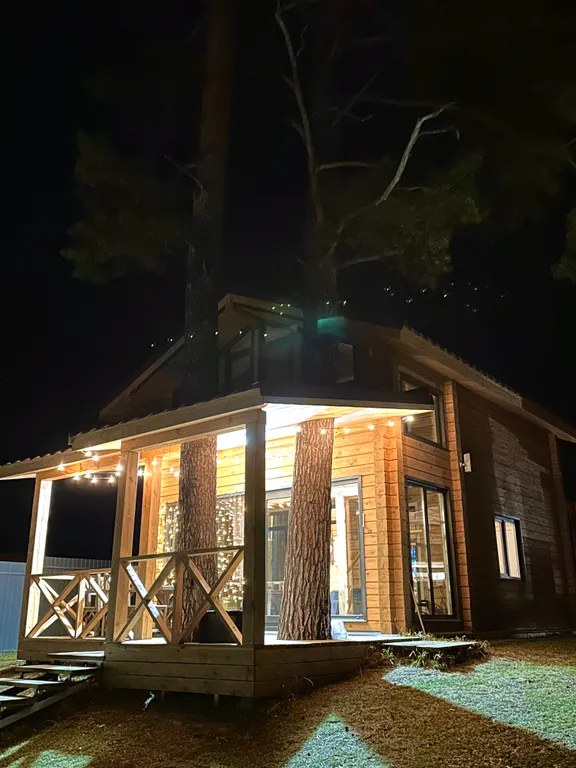 Новый круглогодичный 3-й коттедж на берегу Катуни