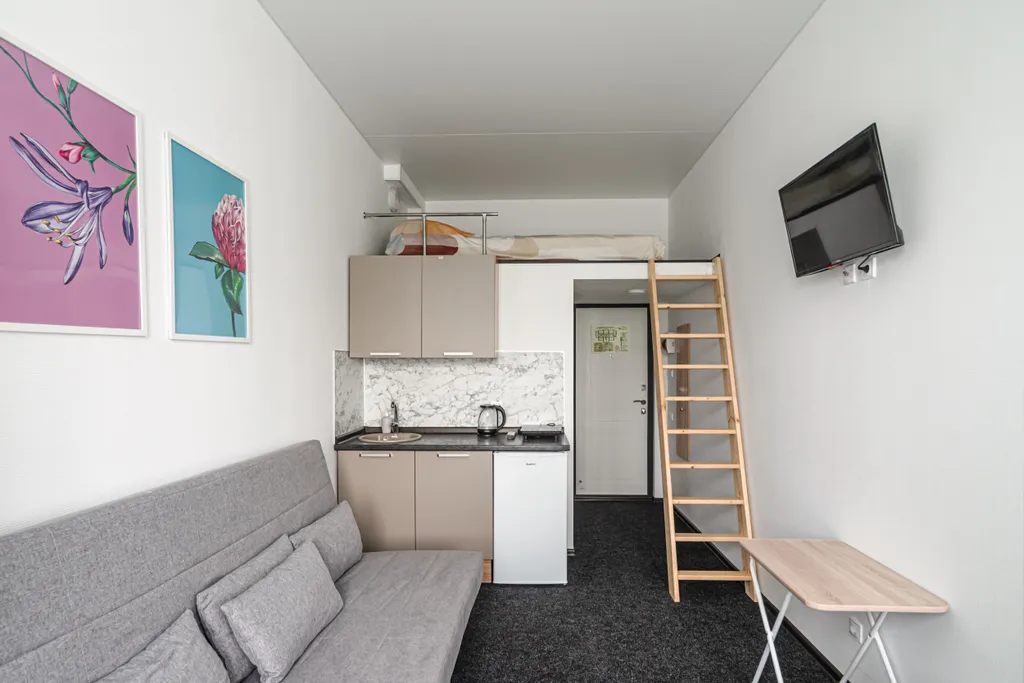 Квартира Квартира Апартамент Нижний Ораниенбаум Двухуровневая студия — Ломоносов