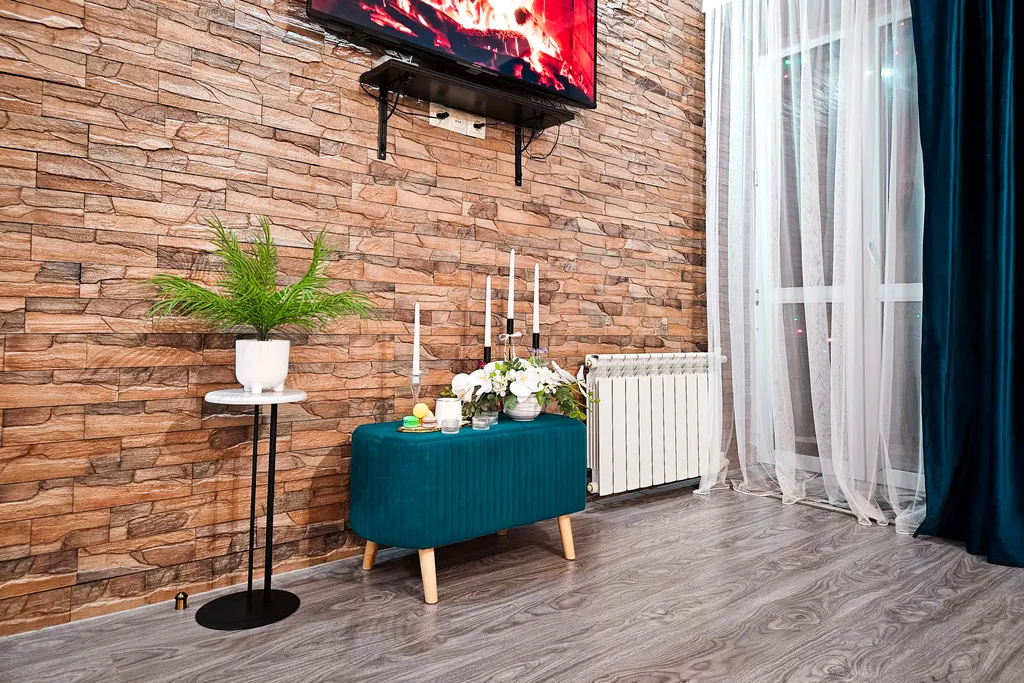 Апартаменты SkiDombay у ручья с видом на горы