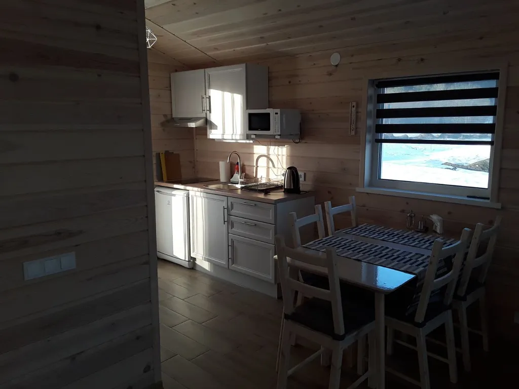 Светлый ХюггеДомик с сауной