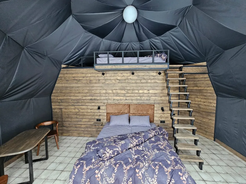 Лесной купольный дом Шикша