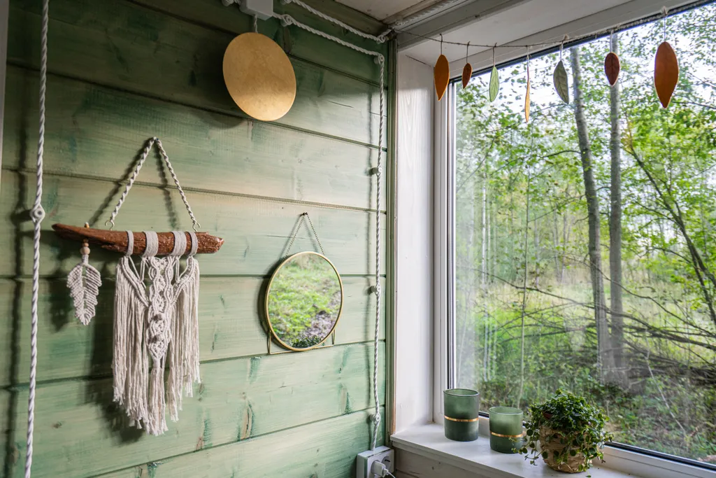 Коттедж Aframe домик Изумруд в чаще леса — Тосно