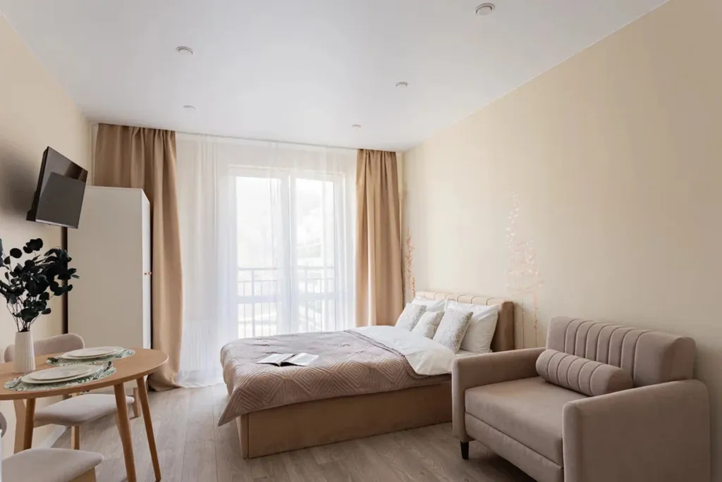 Квартира Уютная студия для троих в ЖК Летний — аренда посуточно в Кудепста