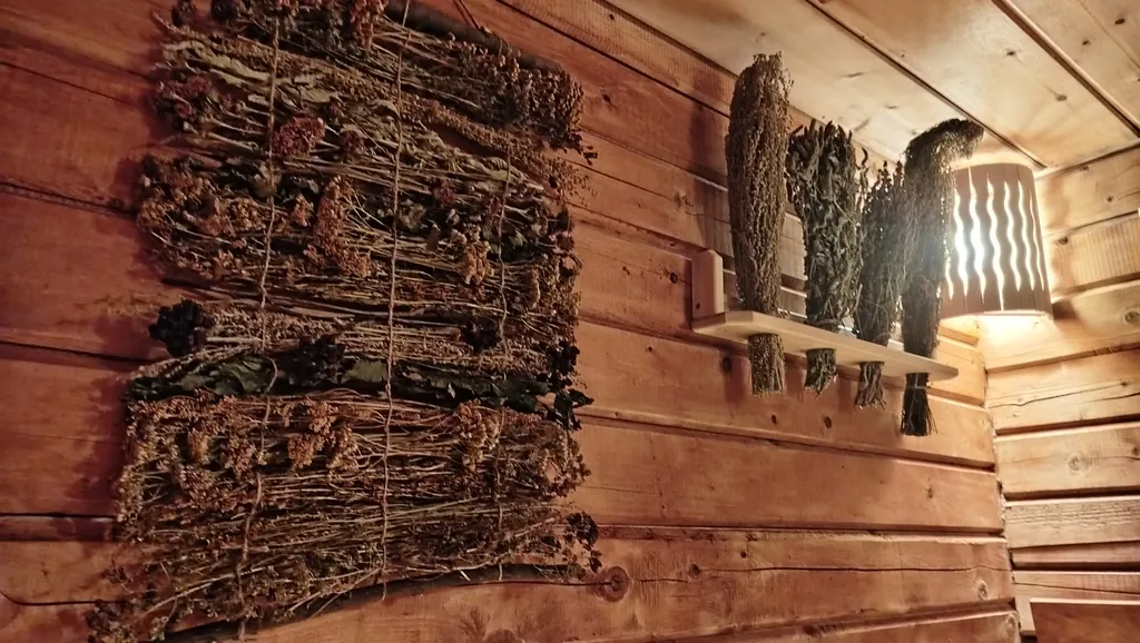 Уютный домик с баней и купелью, горячий чан