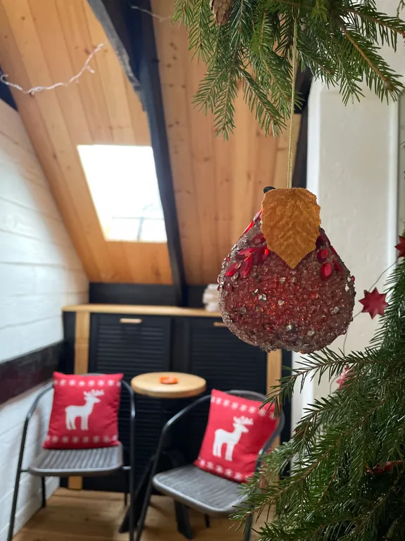 Двухуровневые апартаменты 33/3 house с камином и мангалом