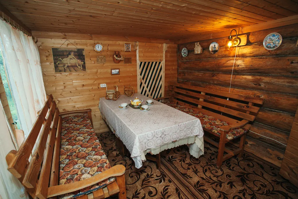 Домик с баней и фурако и барбекю на территории в 10 минутах от центра