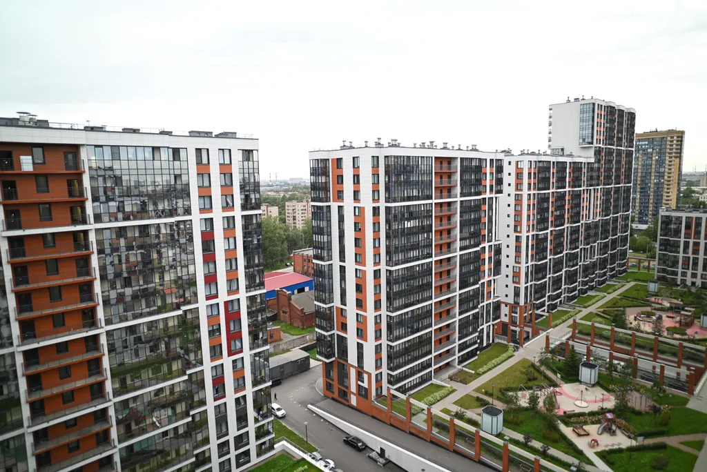 Квартира Квартира Комфортная студия у метро с кондиционером и паркингом — Санкт-Петербург
