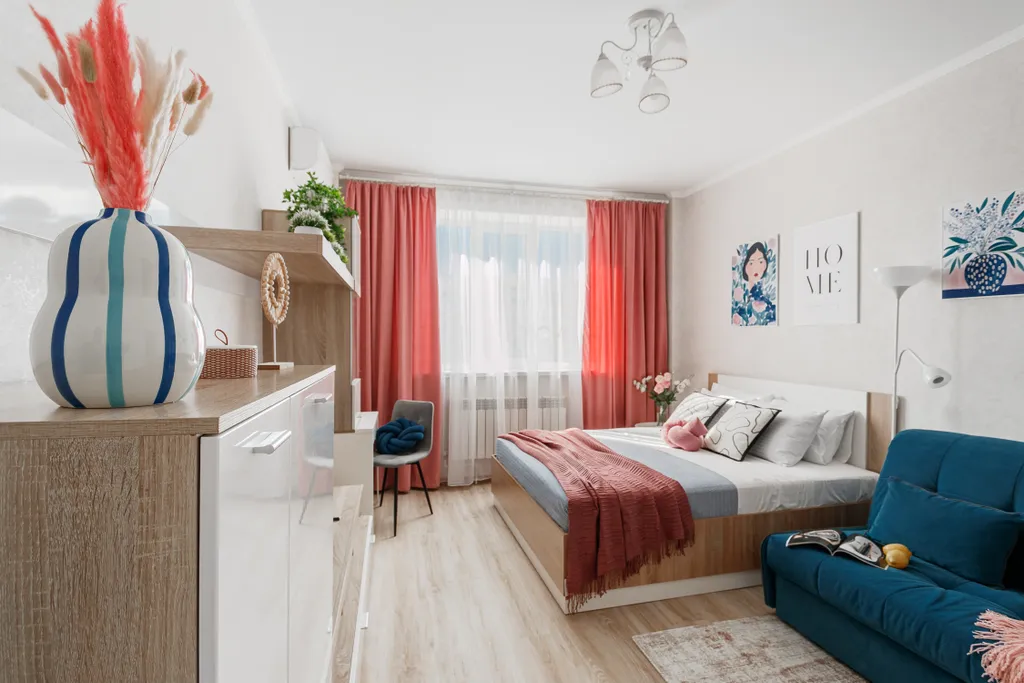 Светлая и уютная 1-комнатная квартира