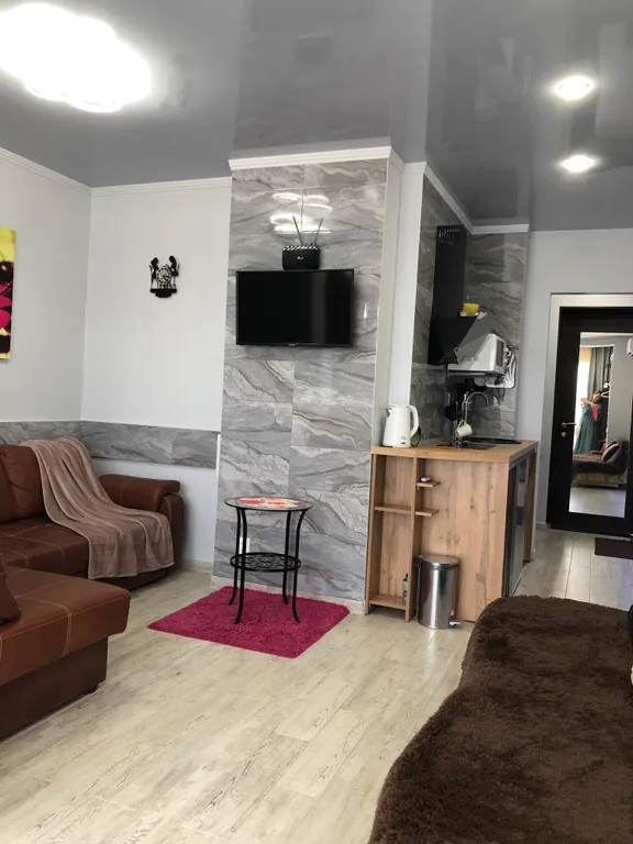 Двухкомнатная квартира с панорамными окнами