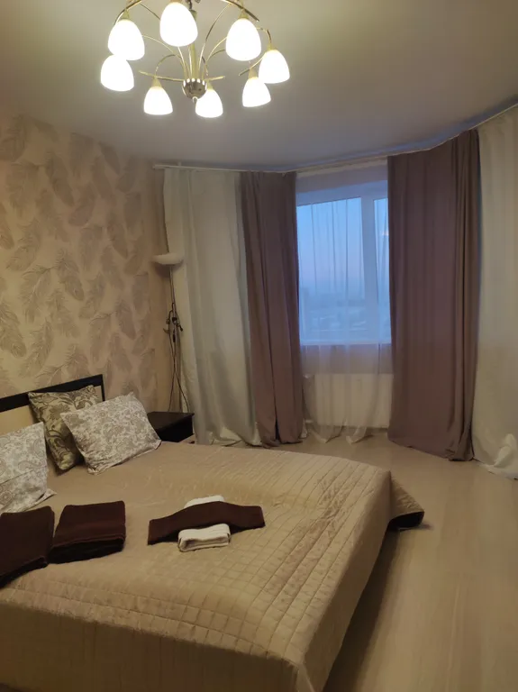 Евродвушка у метро вид на город с 26 этажа