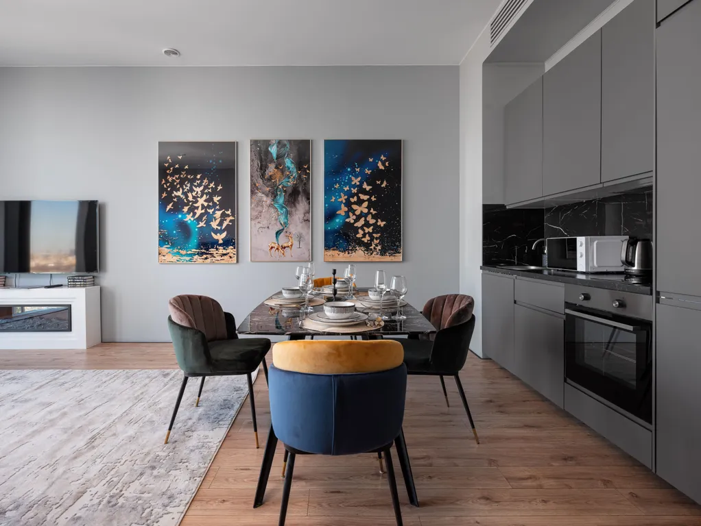 Neva City 43 этаж 51 м2 панорамный вид на небоскребы и город