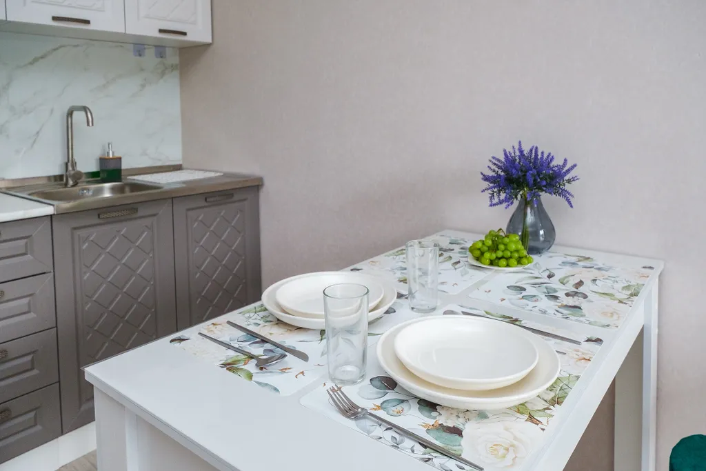 Уютная просторная студия для двоих или с ребёнком