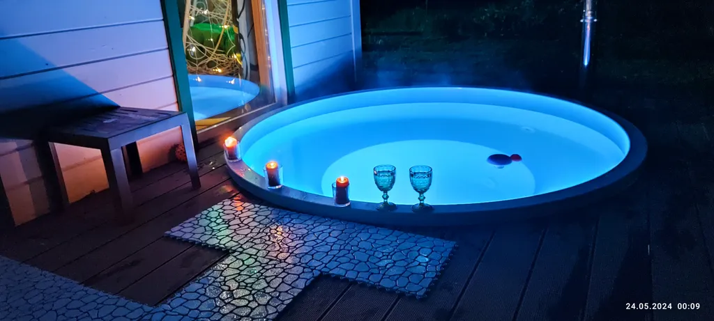 Домик для отдыха с собственным горячим чаном