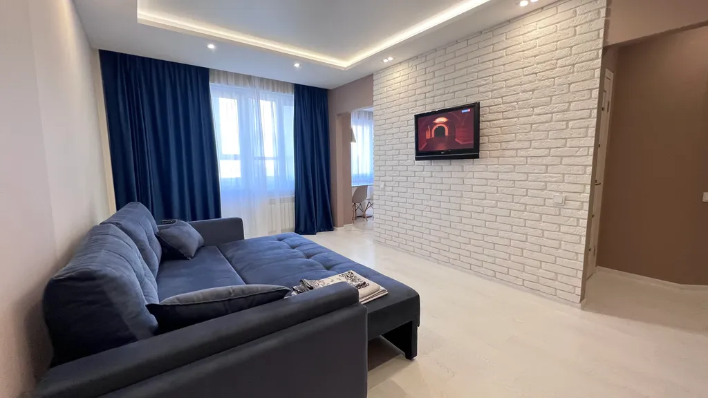 Современная квартира в центре с красивым видом на город