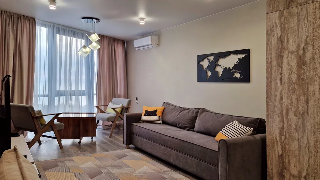 Квартира Новая двухкомнатная квартира с панорамными видами на море — Адлер