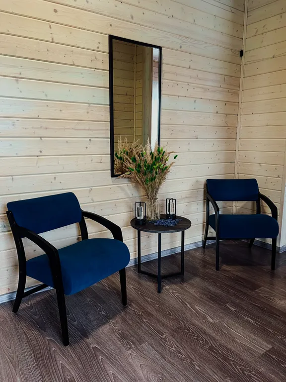 Дом с красивой костровой зоной