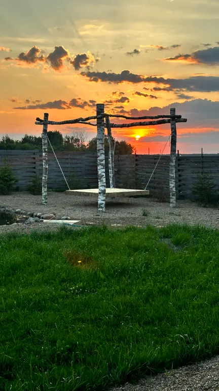 Уютный домик с баней и горячей купелью