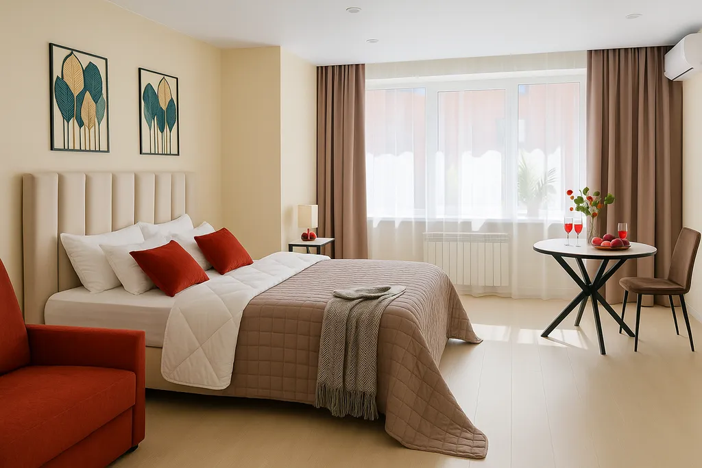 Квартира Апартаменты на набережной у речного вокзала от компании V-GOSTI — Самара