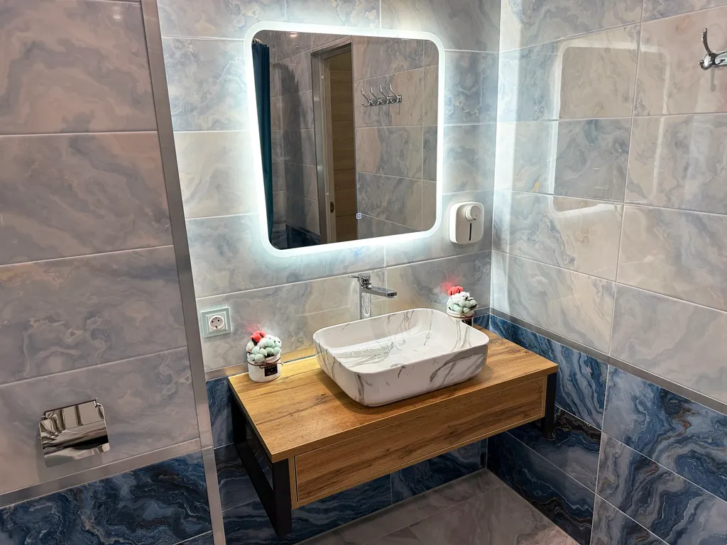 Vip-loft с джакузи, большая 1-комнатная квартира