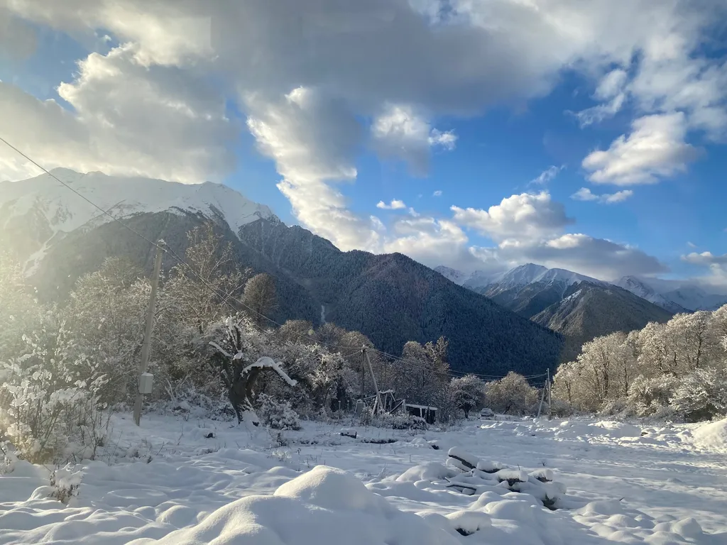 Коттедж 2-комнатный Дом — Архыз