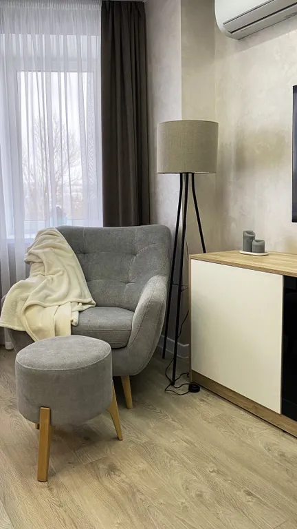 Комфортная студия на берегу реки Двина