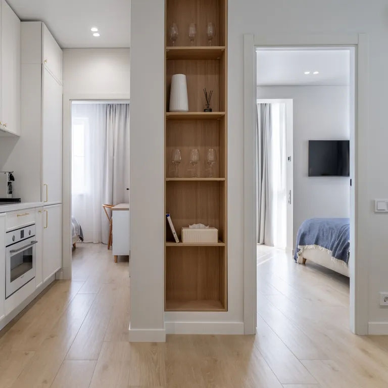 Квартира на видовом этаже с просторным балконом