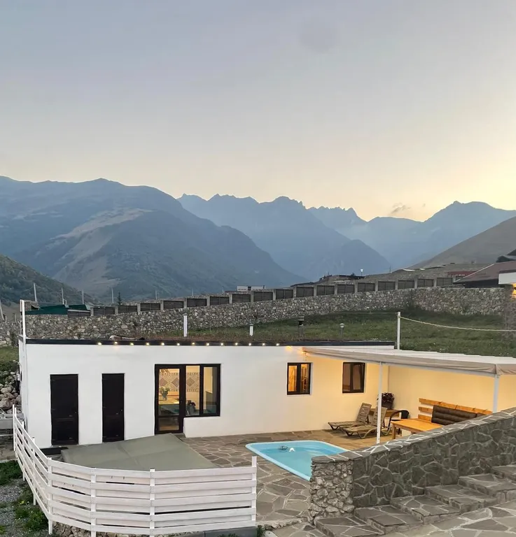 Дом с баней в горах Осетии