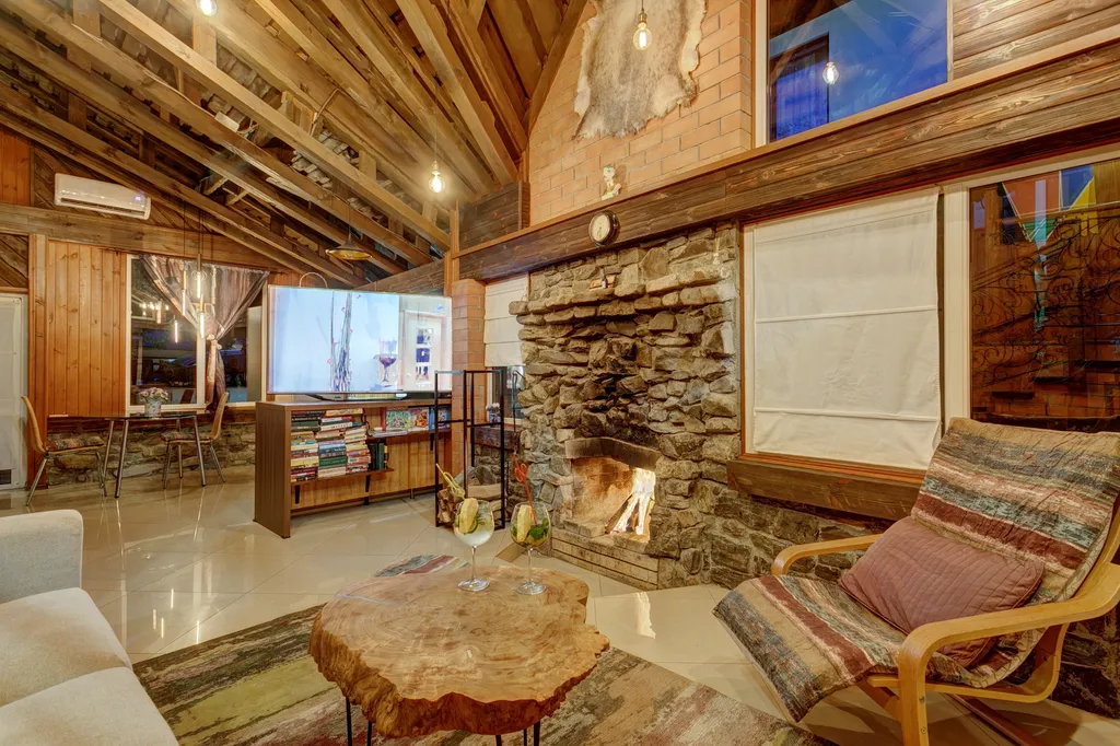 Шале с камином