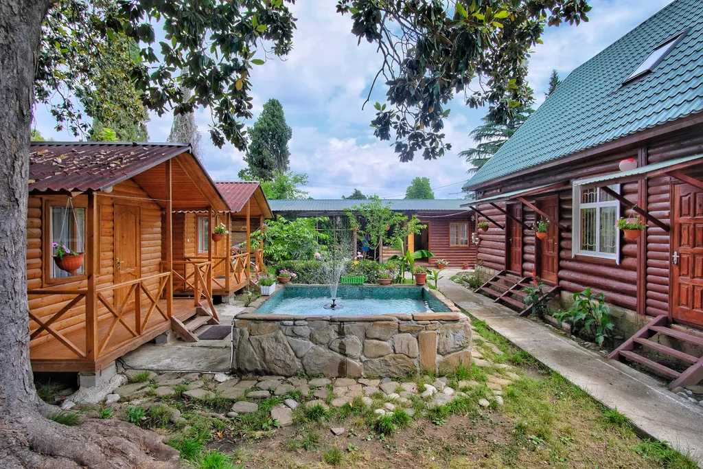 Домик с террасой