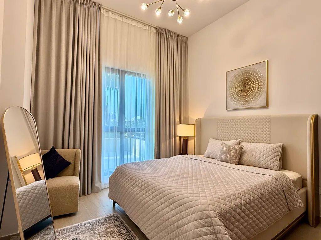 Новая квартира около отеля Burj Al Arab с террасой