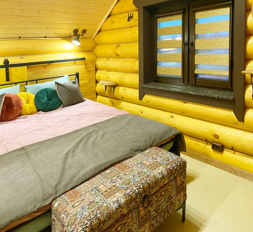 Эко шале Эдельвейс с видом на горнолыжный курорт Сорочаны