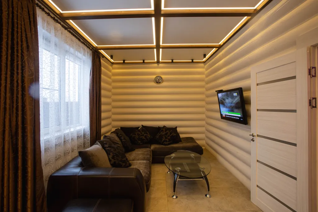 Уютный дом у реки с банным комплексом и бассейном