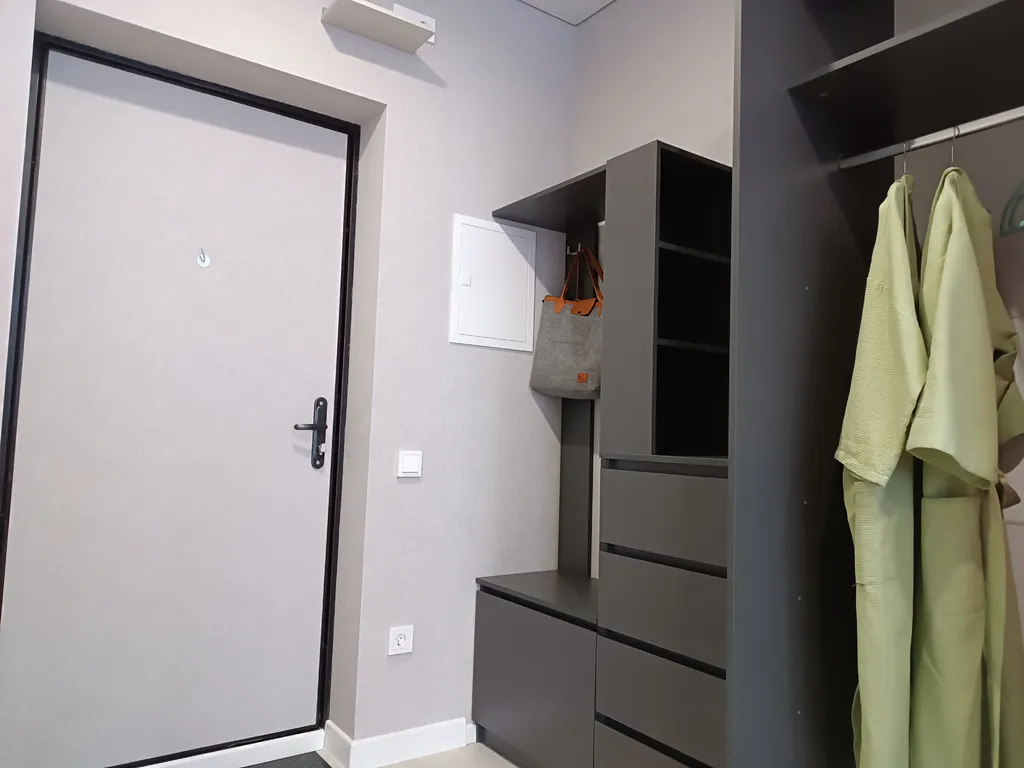 Просторная студия с 4-х местным размещением с видом на город