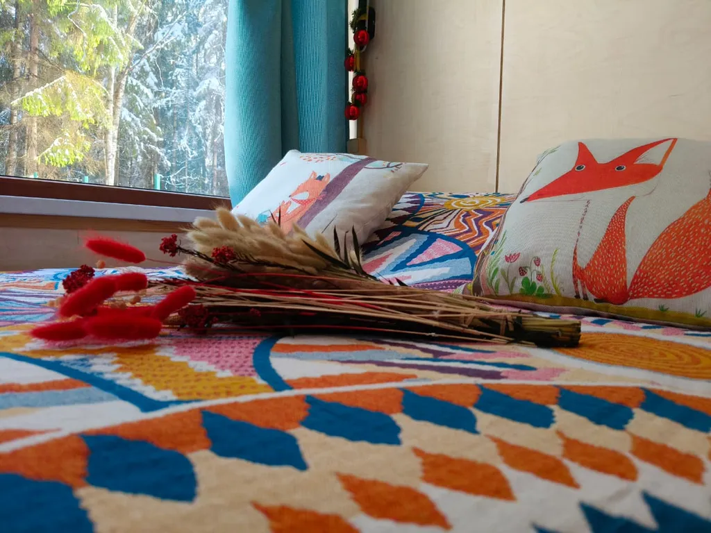 Уютный домик-глемпинг с сауной в лесу