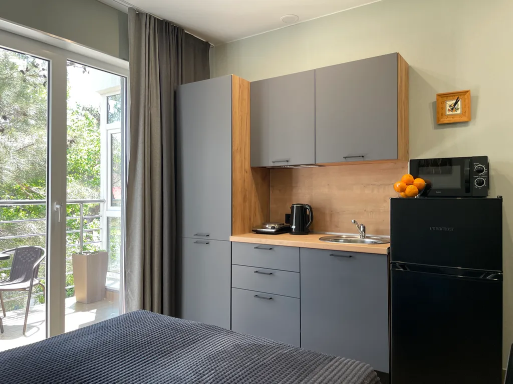 Квартира Квартира Стильная студия с балконом у моря — Геленджик