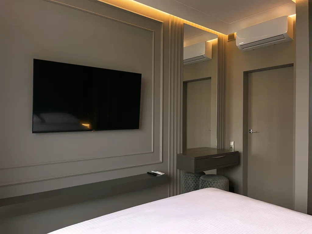 Апартамент с кухней с круглогодичным бассейном и тренажерным залом