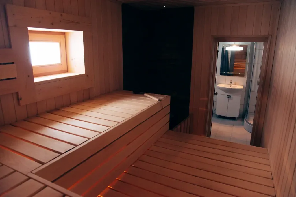 Большой дом N2 с сауной и камином на озере Лунном