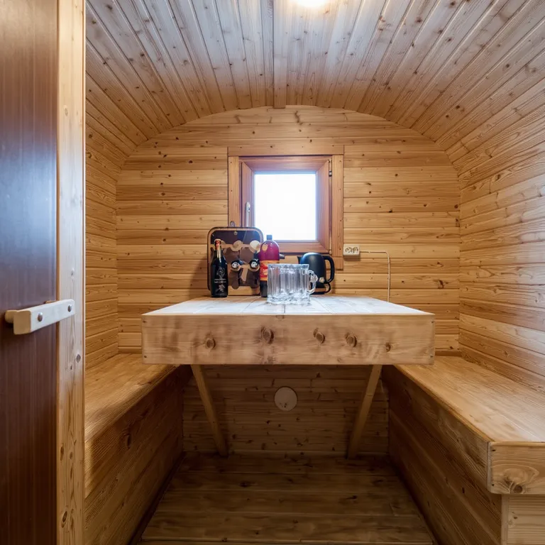 Новый домик в лесу у залива