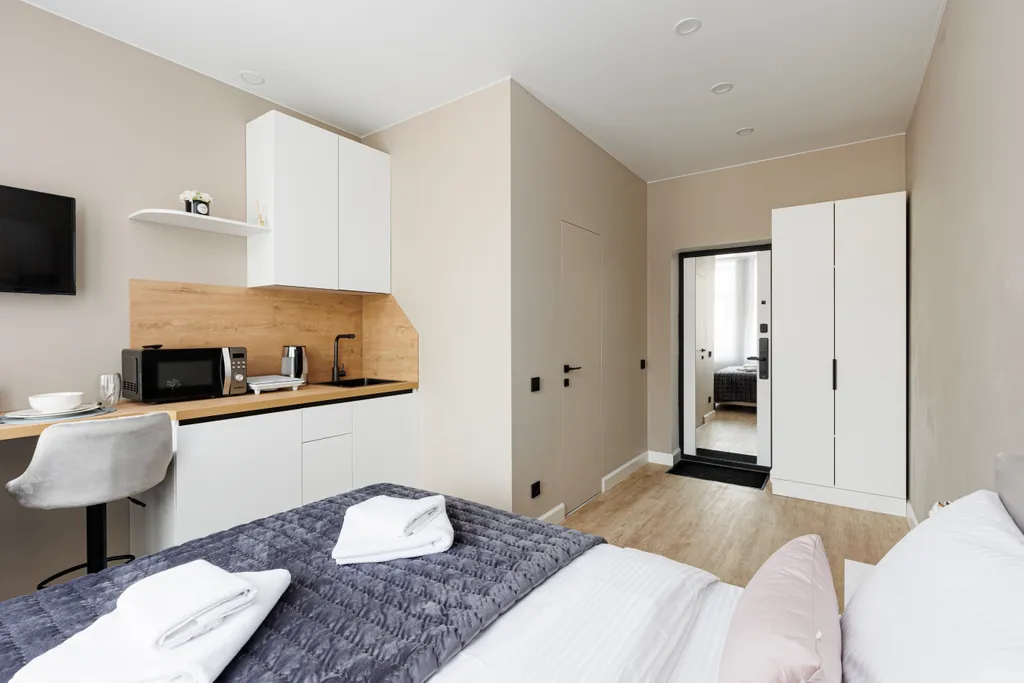 Квартира Квартира Дизайнерская студия на западе Москвы — Москва