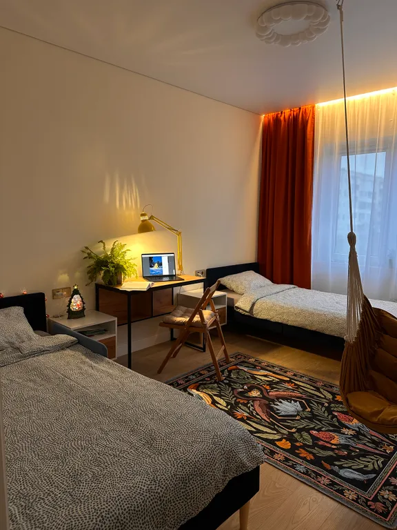 Двухкомнатная квартира в новом доме с дизайнерским ремонтом