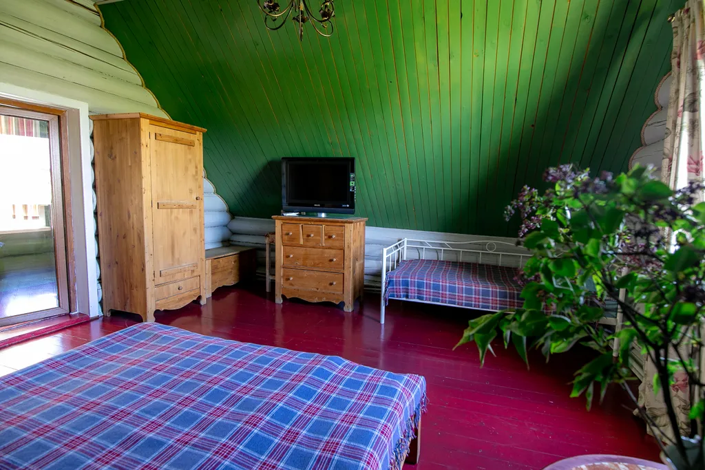 Шале дровяная баня и чан в подарок