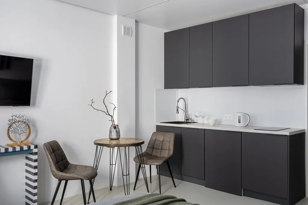 Студия у моря в Зеленоградске первая линия парковка