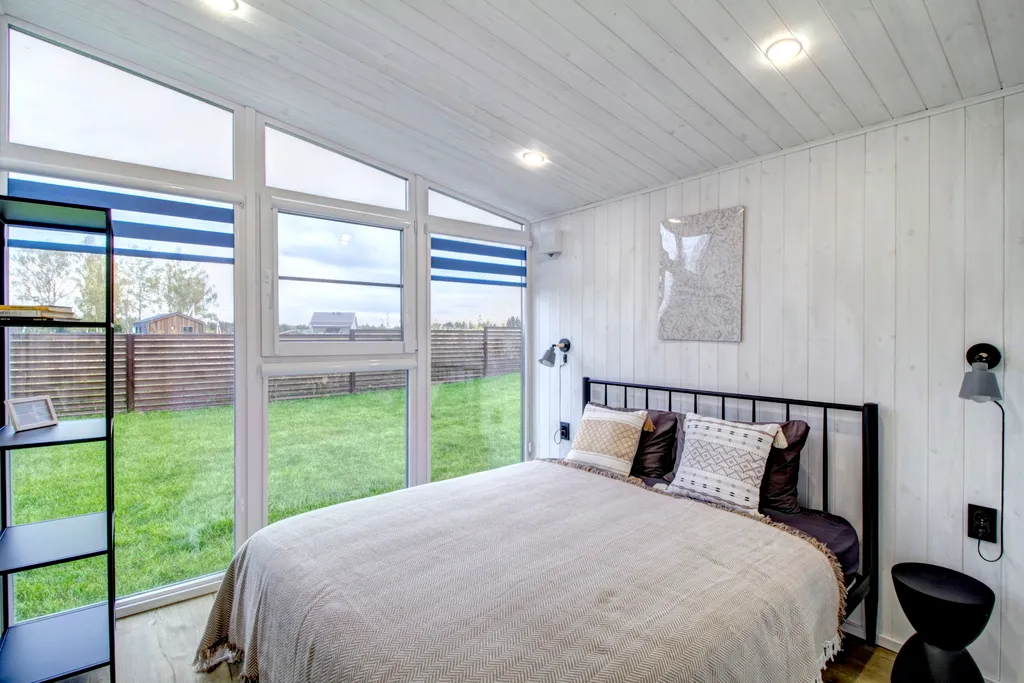 Уютный дом с видом на лес для большой компании