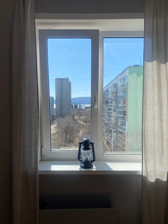 Удобная квартира с видом на город горы и Волгу