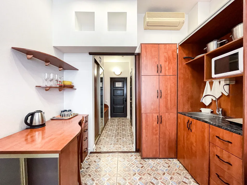 Квартира Квартира Номер студио с видом на море с собственной спа-зоной и кухней — Анапа