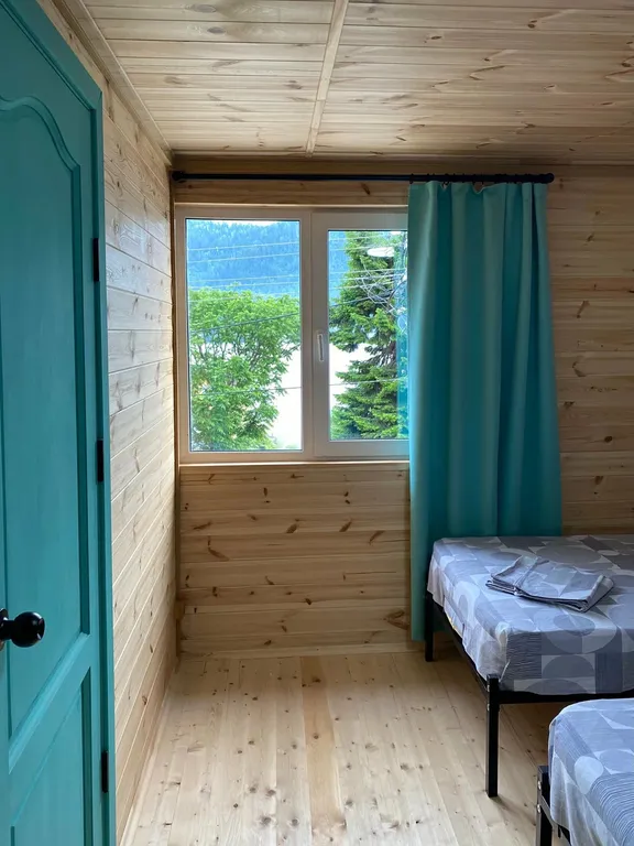 Номер с видом на телецкое озеро