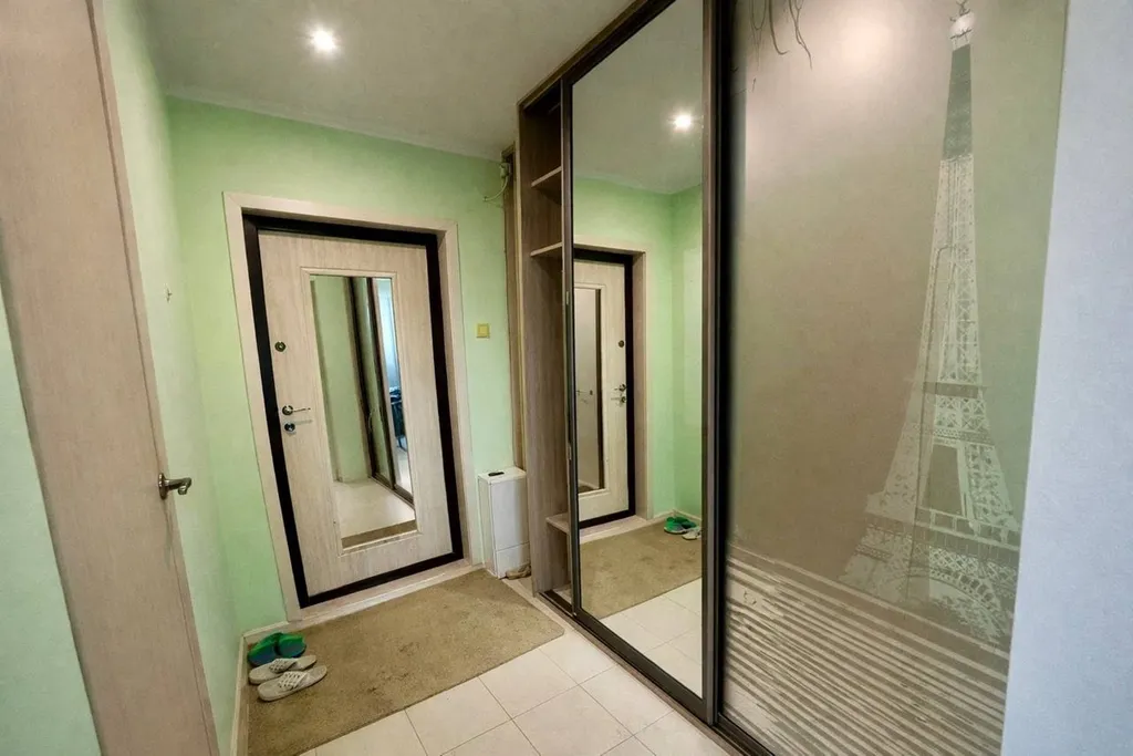 1-комнатная квартира с балконом и панорамным видом на город