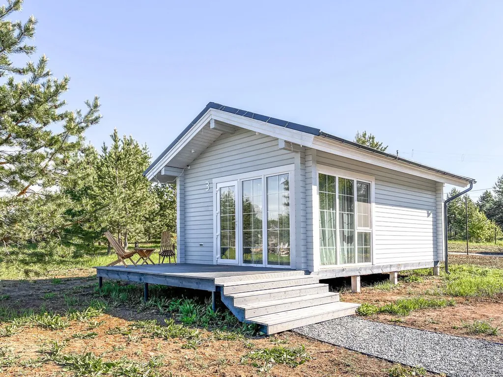 Дома из клееного бруса в хвойном лесу у Камского Моря и Семрука