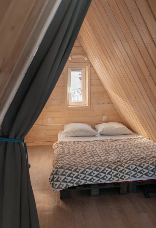 Коттедж Уютный A-frame дом с видом на горы — Шерегеш