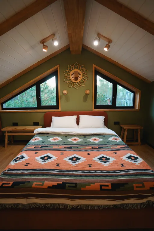 Barnhouse с камином в Krona camp